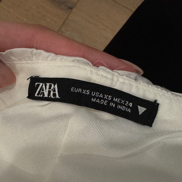 Zara White Floral Camisole Top - Picture 3 of 3